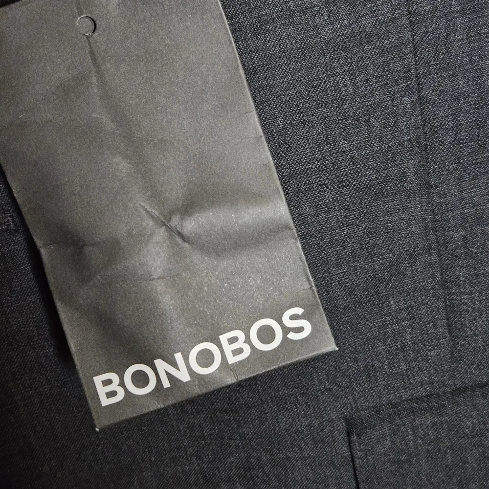 Bonobos Blazer Jacket Mens 38R Gray Slim Fit Wool Blend Pockets‎ Single Breasted